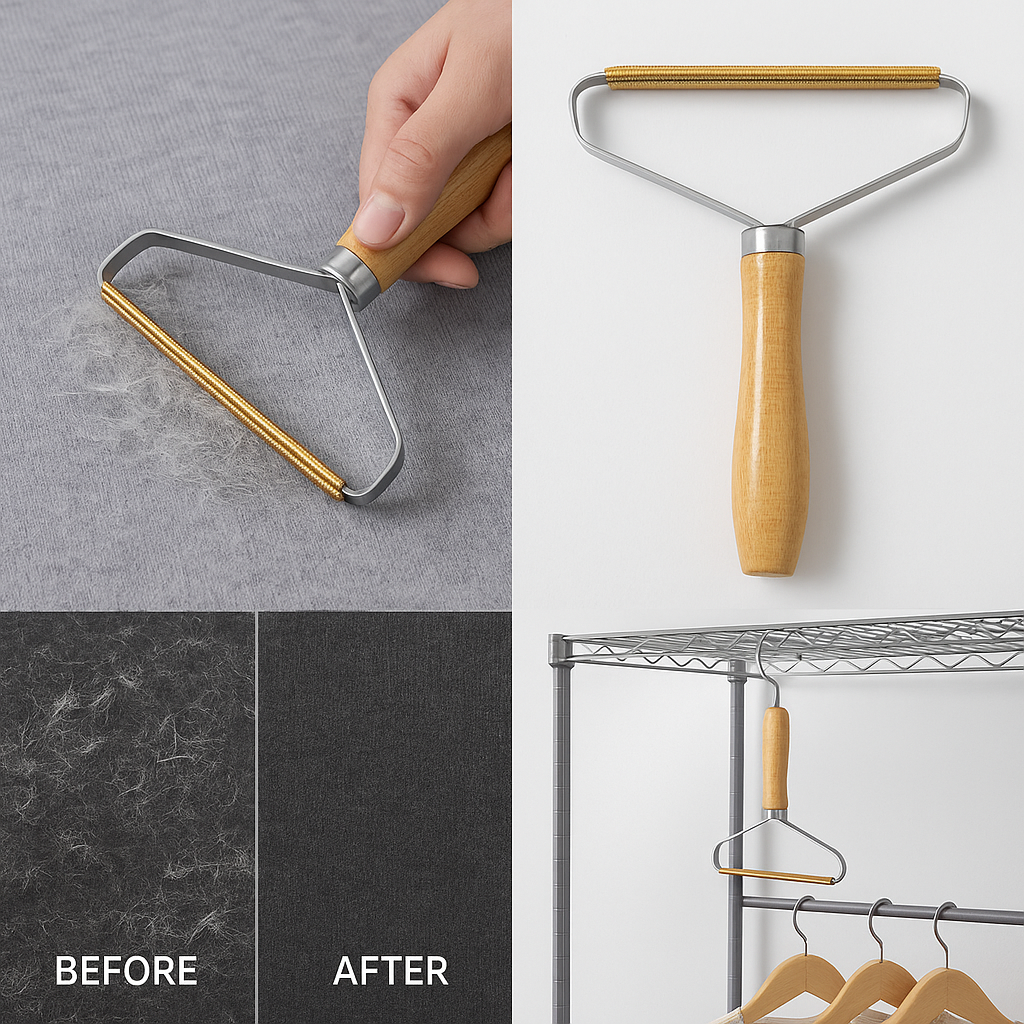 Portable Double Sided Lint Remover